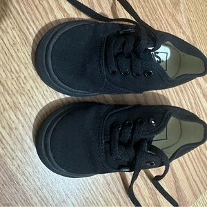 Vans Kids Black Sneakers